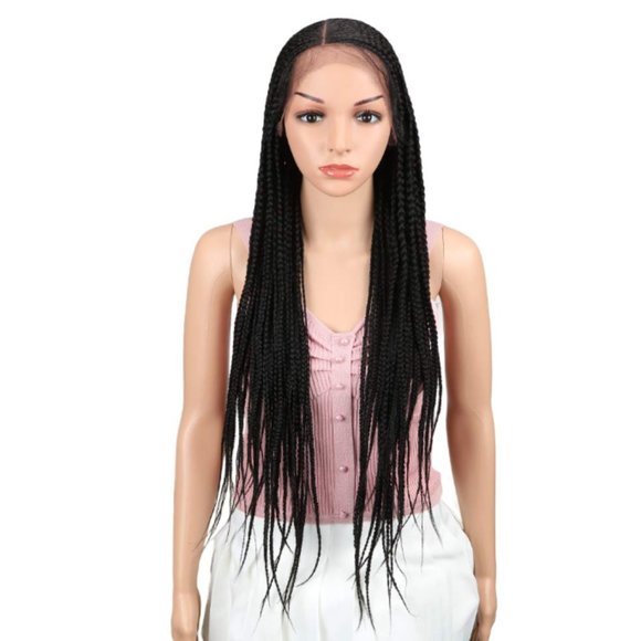 Micro Braided Lace Front Wig W Baby Hair 28\